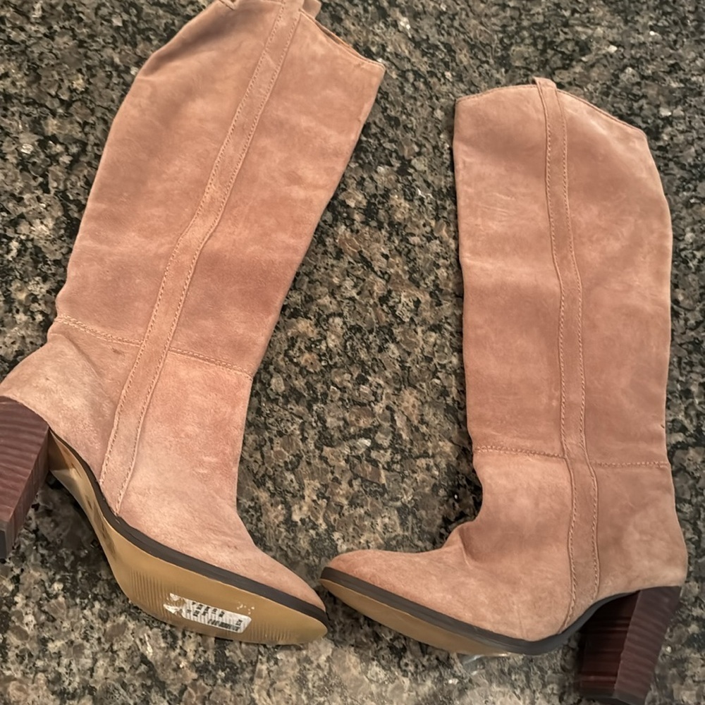 Dolce vita lupin boots mushroom suede 6 NWT - Picture 2 of 10